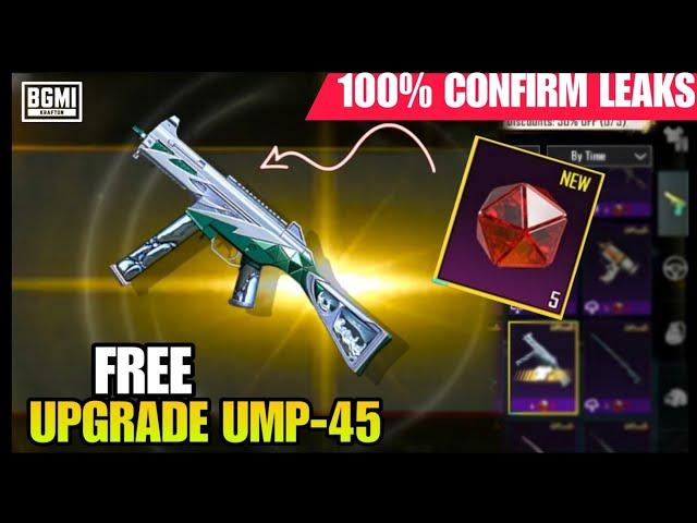 BIGGEST CHANGE  Bgmi Next Mythic Forge / Free Upgrade Ump-45 Skin Bgmi/Bgmi 3.9 Update Mythic Forge
