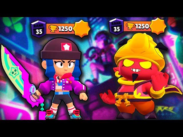 LLEVANDO A BIBI Y A GENIO A RANGO 35-BRAWL STARS!!