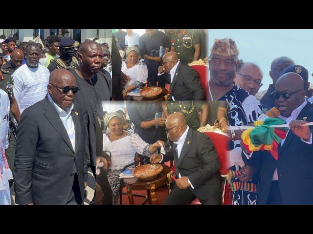 Watch Prez. Akuffo Addo Romantic Dinner With First Lady️ Commissioning James Town Fishing Habour.