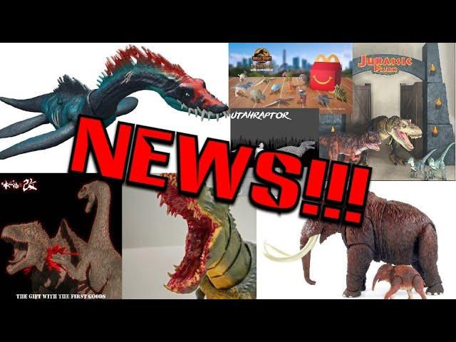 NEWS!! New Mattel Gigantic Trackers Styxosaurus revealed! Chaos Theory Happy Meal toys! & much more!