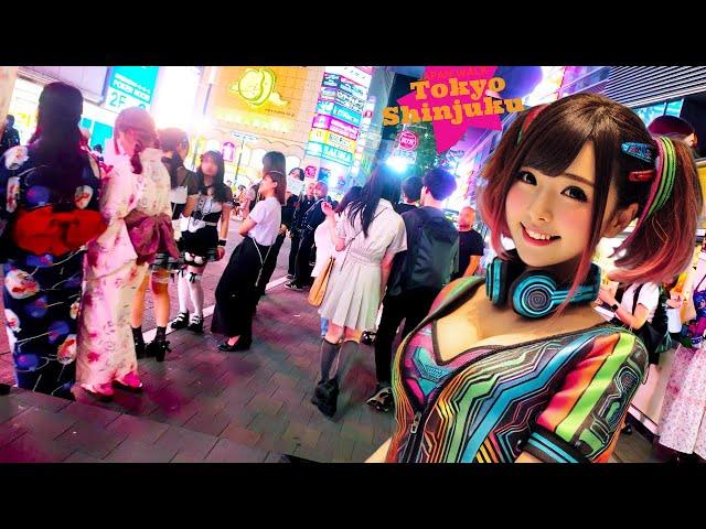 Tokyo Shinjuku  A popular town! 4K non-stop 1 hour