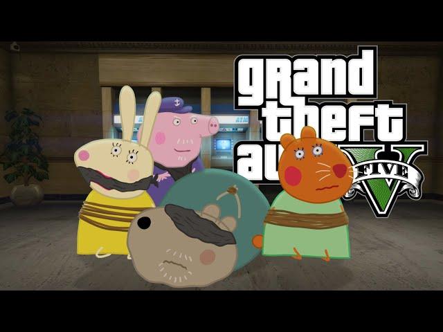 Peppa Pig in GTA V  - The Bank Robbery [Animation | Edit]