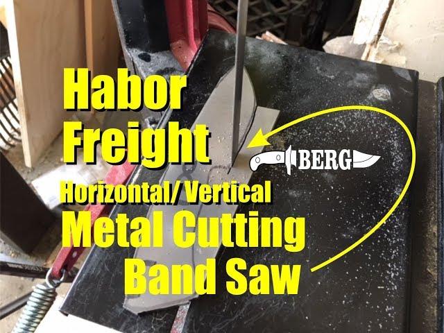 Harbor Freight Horizontal/Vertical Metal Cutting Band Saw for Knife Makers