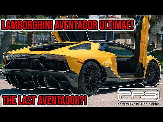 THE FINAL LAMBORGHINI AVENTADOR?! THE 2022 AVENTADOR ULTIMAE LP780-4