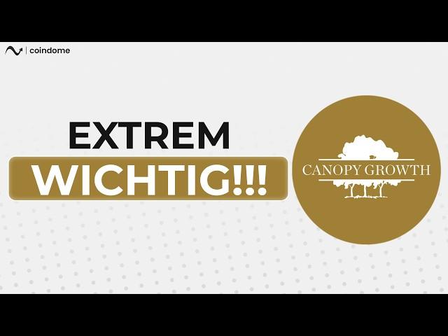 Canopy Growth pumpt! Jetzt auf 40 USD?- Elliott Wave Analyse: Preisprognose - CoinDome