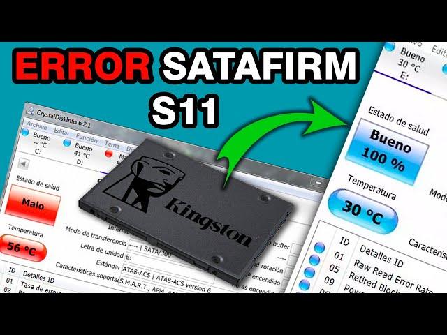 Solución al ERROR SATAFIRM S11 en el Kingston Q500