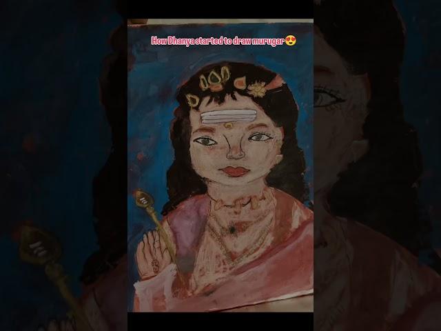 dhanyasri murugar drawing's #art #drawing #painting #murugar #god #devishree #devotional #bakthi