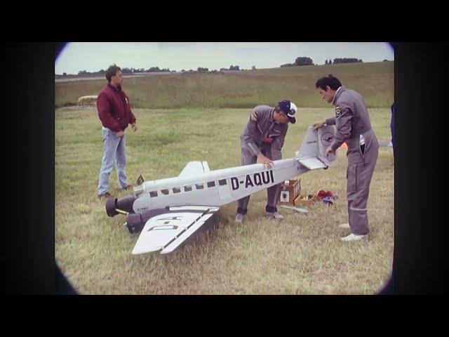 Modellflug 1990 auf dem Airbus Gelände in Hamburg