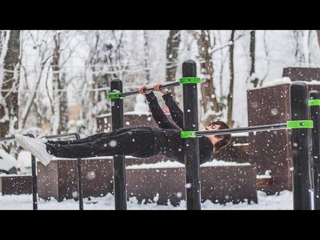 STREET WORKOUT ЗИМОЙ - ИНТЕРЕСНЫЕ КОМБИНАЦИИ НА ТУРНИКЕ