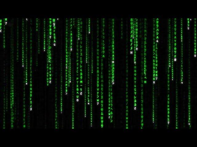 Matrix Code Rain - 1 Hour Matrix Theme TV Screensaver and Live Wallpaper 4K