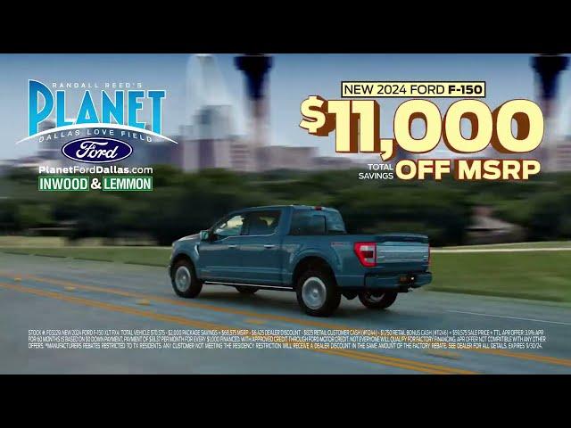 New 2024 Ford F-150 XLT FX4 Offer | $11,000 Savings -OR- 3.9% for 60m | Ford Dealer in Dallas, TX