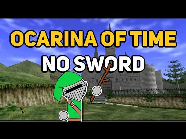 Can You Beat ZELDA : OCARINA OF TIME Without a Sword?