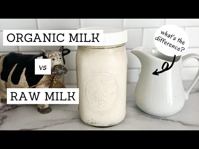 Organic Milk vs Raw Milk | Bumblebee Apothecary