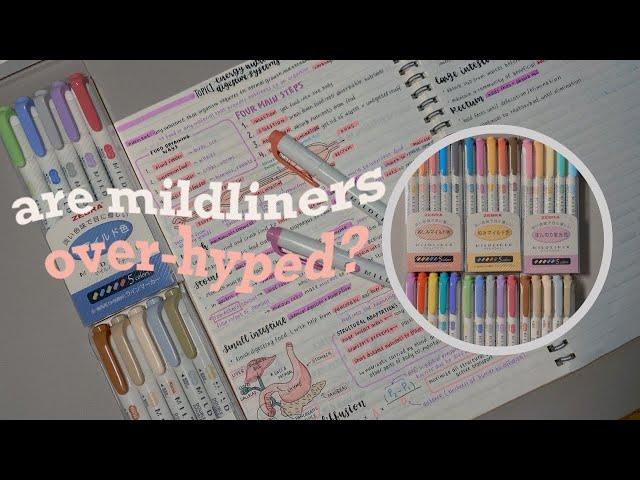 [review] are mildliners over-hyped? | new colours + swatches