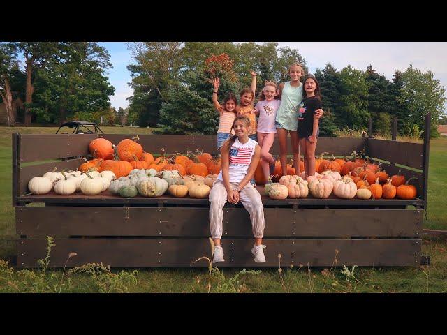 Our Big Family Pumpkin Patch | Tour, Working | 9th Generation Farm | Never Give Up On Your Dreams!