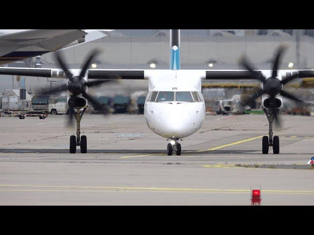 Doppelte Überraschung: Unwetter zwingt zwei Luxair Dash-8 zur Umleitung nach Frankfurt