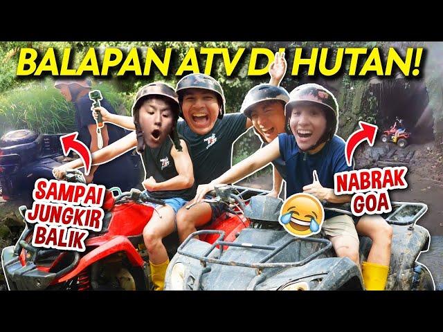 WASEDABOYS MASUK HUTAN BUAT MAIN ATV! SAMPE KEBALIK DAN NABRAK GOA!? | INDONESIA TRIP