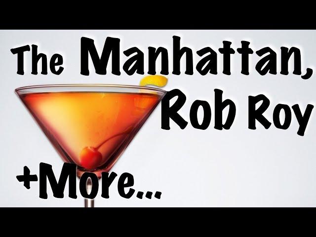 Manhattan Drink Recipe, featuring the Rob Roy - Bartending Pro