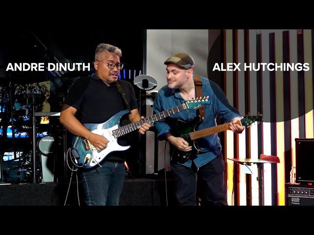 Andre Dinuth & Alex Hutchings Live at Roland Store Jakarta