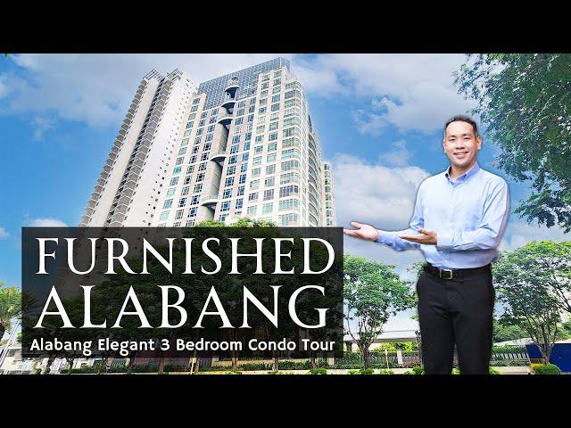 Tour a Fully-Furnished Interior-Designed MOVE-IN READY 3BR Unit for Sale in Alabang • Condo Tour A53