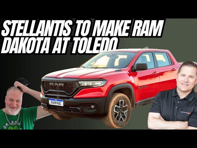 Stellantis To Build Ram Dakota Mid Size Truck At Toledo Assembly, Gladiator Platform?