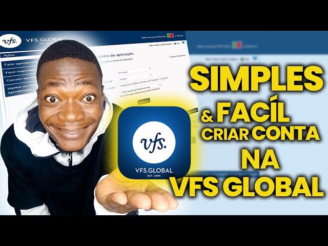 CRIE CONTA AGORA NA VFS GLOBAL (SIMPLES E FÁCIL)