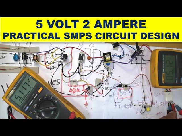 #228 How to Design 5 Volt 2 Ampere SMPS Switch Mode Power Supply