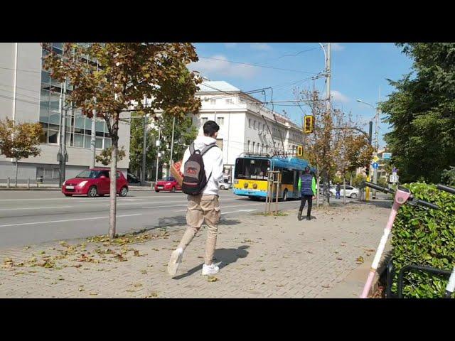 Sofia, Bulgaria,  walking tour. October 19, 2021.