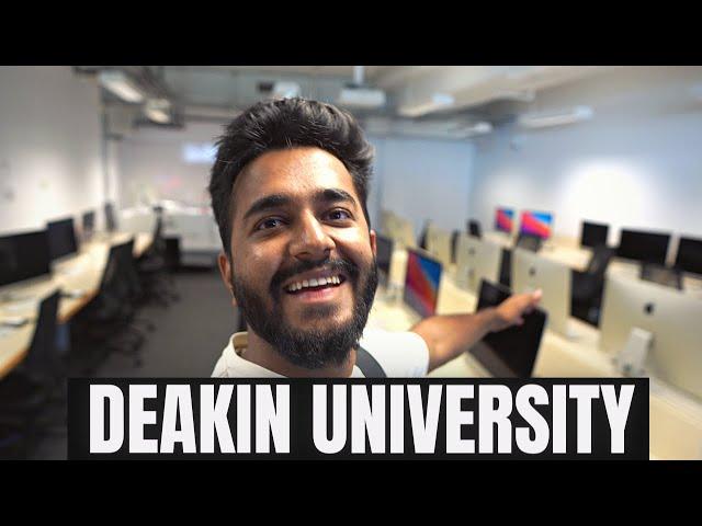 FIRST DAY AT DEAKIN UNIVERSITY MELBOURNE