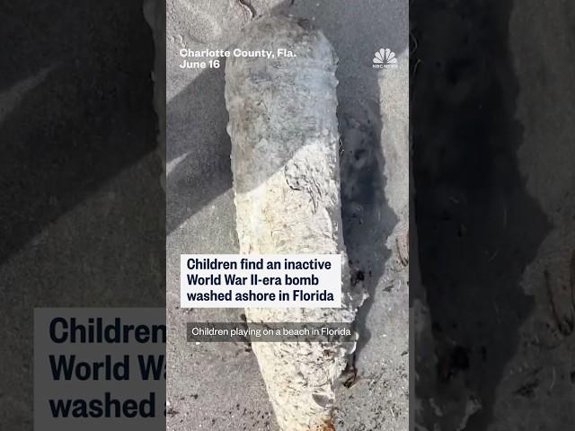 World War II-era bomb found at Florida beach