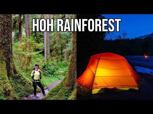 Olympic National Park Overnight Backpacking in the Hoh Rainforest