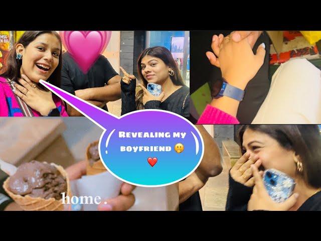 Finally revealing my boyfriend 🩷….. first time mile sama somesh mere boyfriend sai 🫢