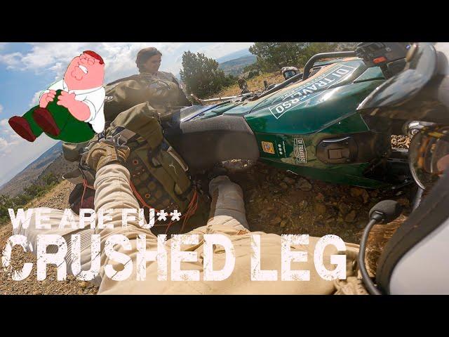 Crushed leg under 250kg. Panic and fear- Offroad in Turkey  | E12 S4 |