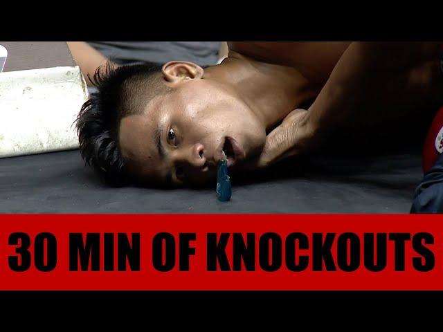 30 Minutes Of SAVAGE Muay Thai & Kickboxing Knockouts!