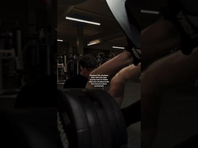 Everyone starts somewhere get it!#fyp #gymcontent #gymshorts #motivation #gymmotivation #gymtips
