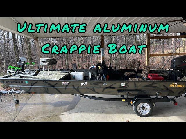 Jon boat crappie set up. Fully Rigged.