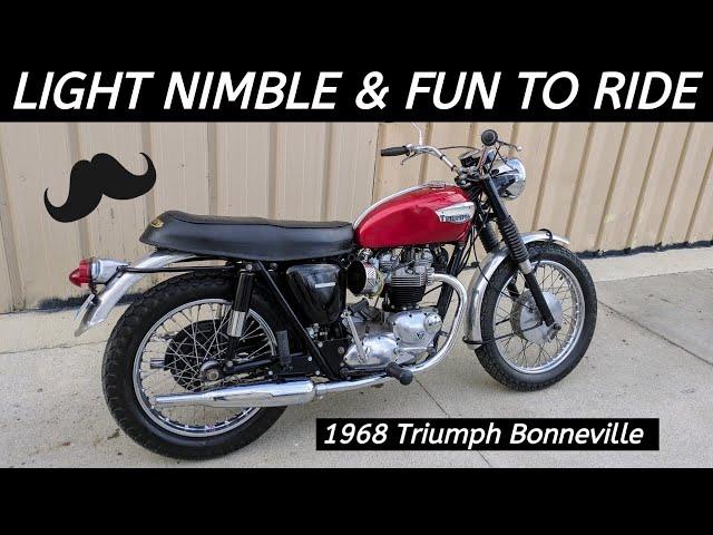 The Classic 1968 Triumph Bonneville 650 - Let's Ride - Wahoo!