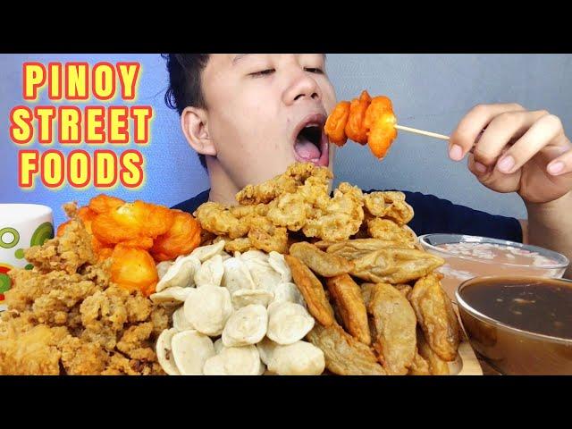 PINOY STREET FOODS MUKBANG| Kwek Kwek| Calamares | Pinoy Mukbang| Mukbang Philippines| Asmr Mukbang