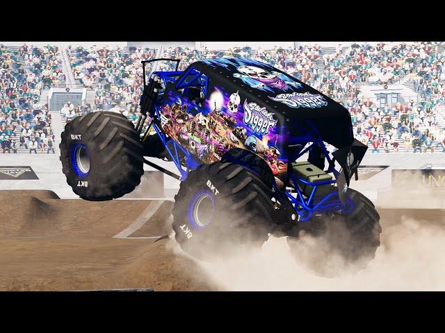 20 Truck Custom Rose Bowl 2025 Freestyle - BeamNG.Drive Monster Jam