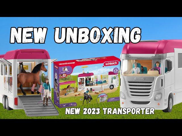 UNBOXING NEW SCHLEICH SET  || Grayci Grayci || #unboxing #schleich #campervan #horses #new