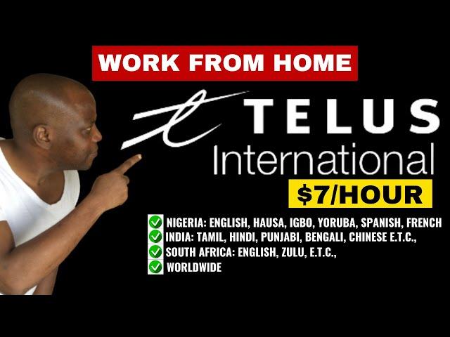 TELUS Search Engine Evaluator Jobs: TELUS International Work From Home (Make Money in Nigeria)