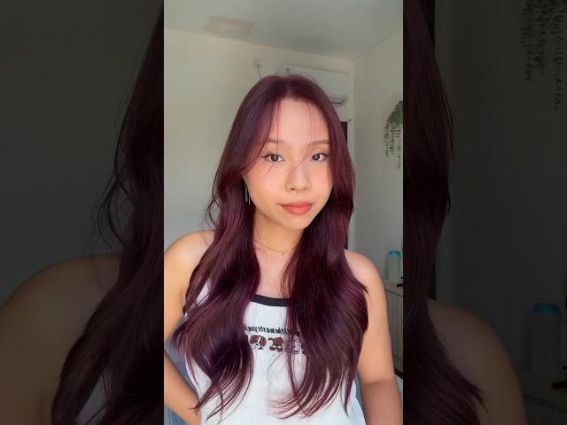 Plum Red x Cranberry Red🫱‍🫲 #hair #hairdye #hairstyle #haircolor