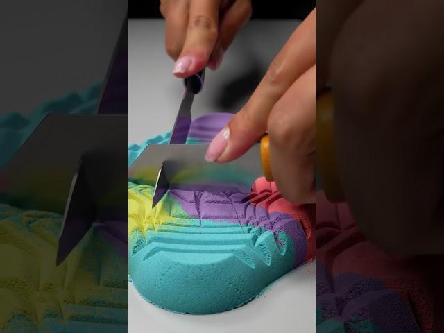 Satisfying Kinetic Sand Carving ASMR Magic