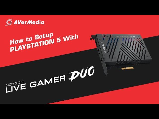 How to setup Playstation 5 with Live Gamer DUO - Tutorial