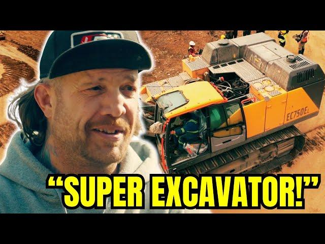 Rick Ness Debuts Powerful 750 Excavator for Season 15 | GOLD RUSH SEASON 15