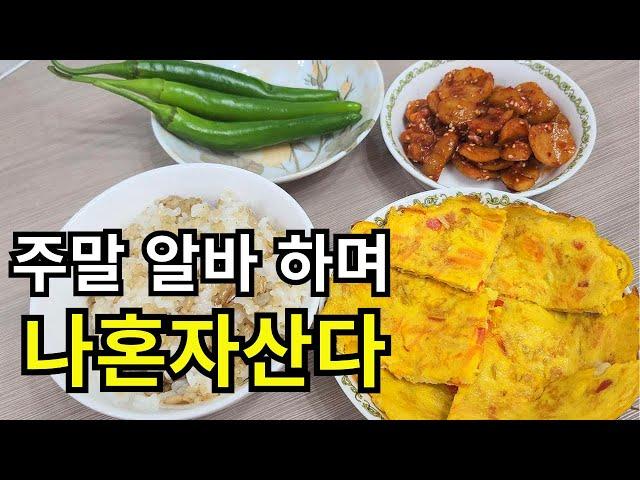 혼자 일하고 혼밥하는 1인가구 집밥 브이로그
