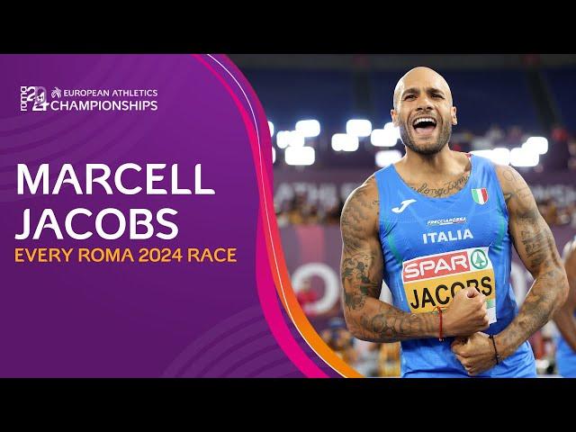 Italy's sprint KING!  Marcell Jacobs  | Every Roma 2024 race