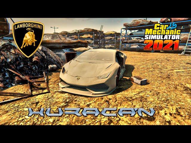 Lamborghini Huracan restoration - Car Mechanic Simulator 2021