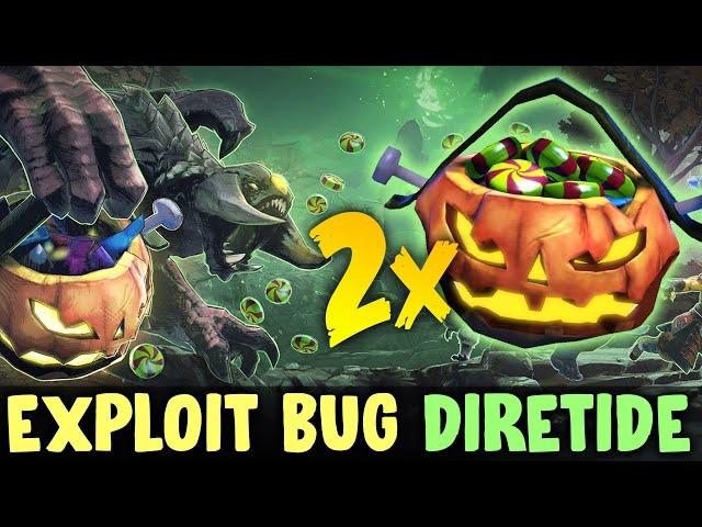 Diretide EXPLOIT BUG — DOUBLE Candies Techies and Arc Warden ABUSE