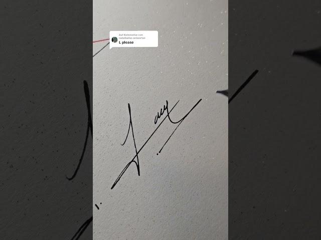 How To Sign The Letter L?? #signature #signfabrication #art #calligraphy #foryou